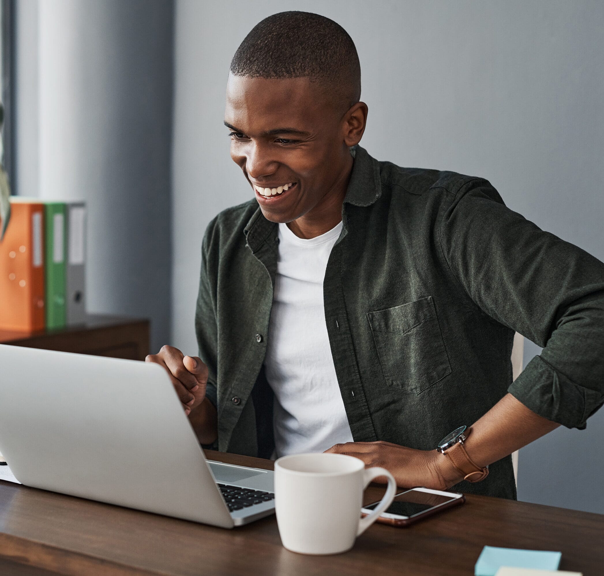 Man on laptop